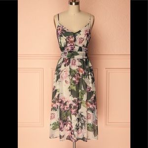 1861 glennellen floral midi dress